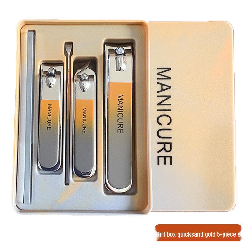 Премиальный набор кусачек для ногтей, устойчивый к смазыванию и брызгам, для мужчин и женщин