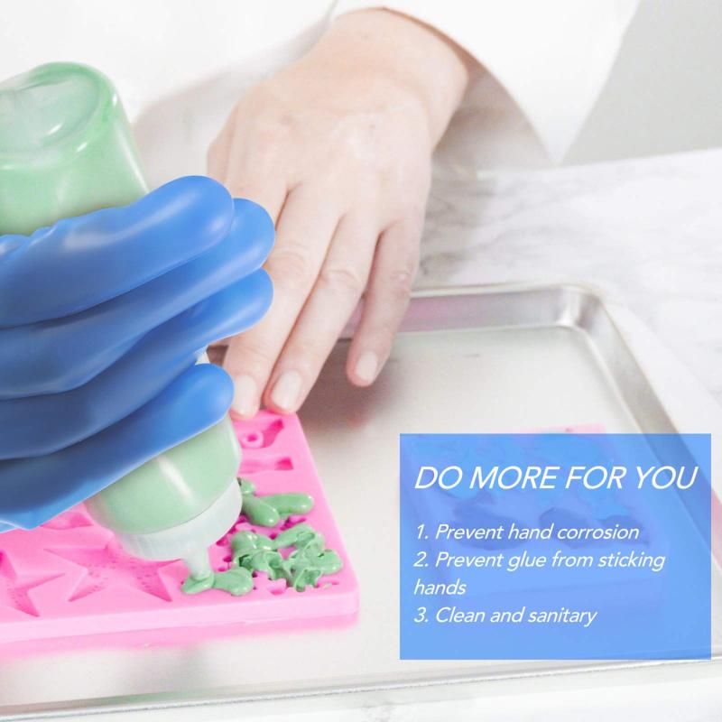 1 Pair Rubber Gloves Dishwashing Gloves Reusable Household Gloves Kitchen Gloves