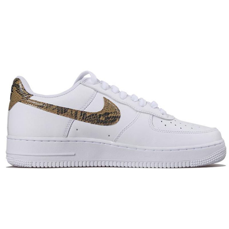 Nike Air Force 1 Low Retro Ivory Snake Sneakers AO1635-100