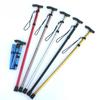 Adjustable Aluminum Alloy Folding Climbing Cane: Non-Slip, Reinforced, Telescopic, 5-Section Design for Elderly Use.