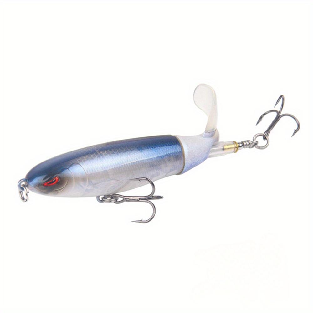 Topwater Fishing Lure Whopper Popper Artificial Bait Hard Plopper Soft Rotating Tail Fishing Tackle Fishing Bait