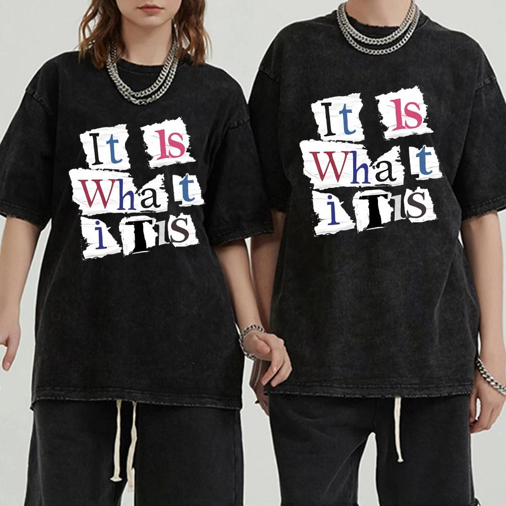 Летняя стираная футболка для мужчин, 100% хлопок, свободная футболка с круглым вырезом, свободного покроя, мужская футболка Y2k, повседневная винтажная уличная футболка в стиле хип-хоп