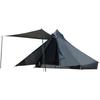 OneTigris TETRA Pyramid Tent One Pole Tent Solo Tent Camping Tent Inner Mesh Tent with Main Pole for Climbing Outdoor Camping Travel Solo Camping