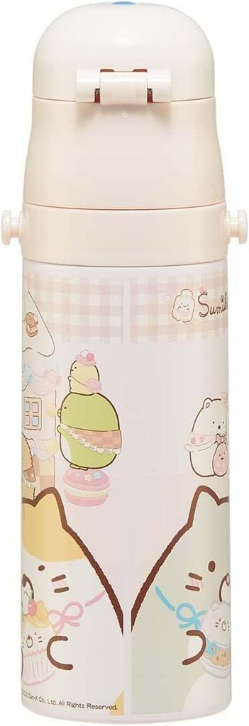 Бутылка для воды Skater Sumikko Gurashi Candy Shop 470 мл, спортивная бутылка из нержавеющей стали для детей SDC4-A