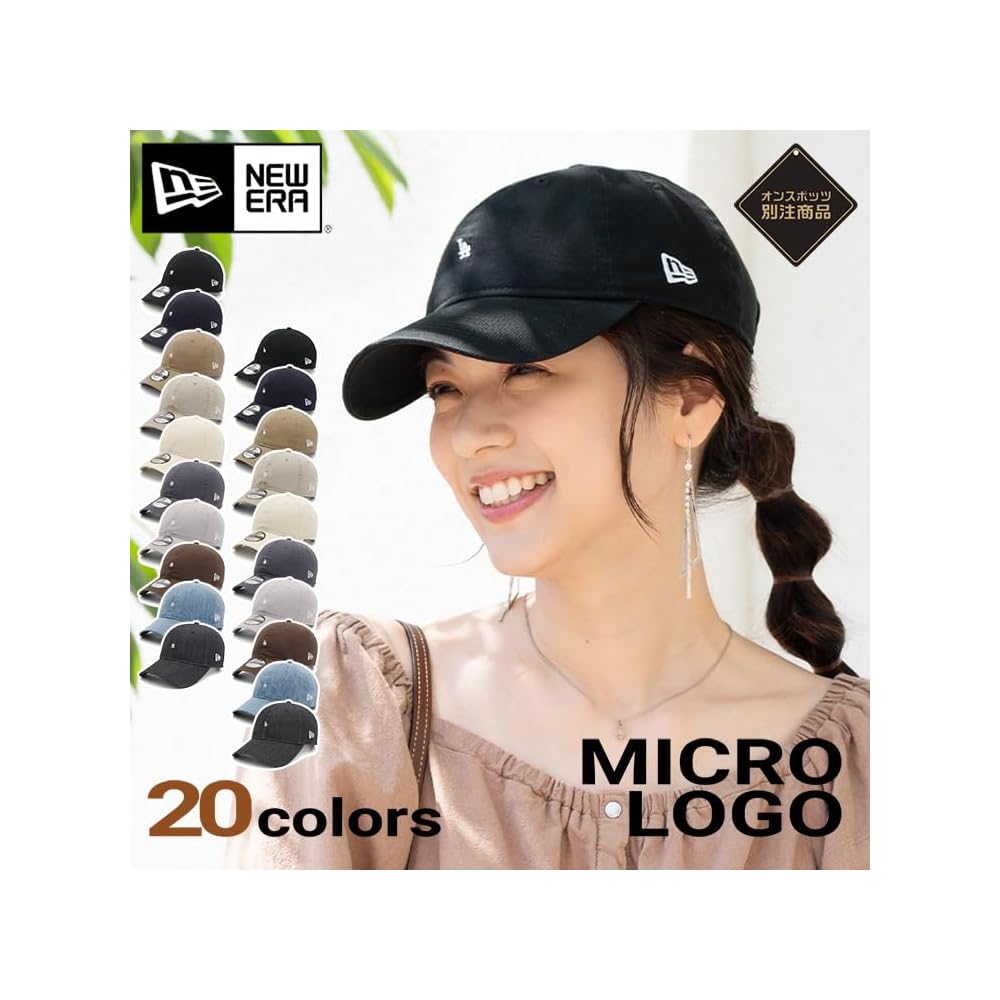 New Era 9TWENTY Cap 14551027 N840TW267 LA Black Micro Logo ONSPOTZ Exclusive Women's MLB Los