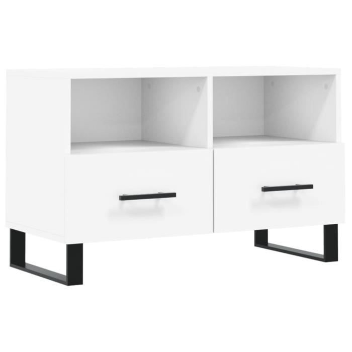 VidaXL TV Stand White 80x36x50 Cm Engineered Wood 828996