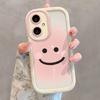 Милый мультяшный смайлик Полное покрытие Силиконовый чехол для телефона iPhone 16 Pro Max 15 Plus 14 13 Mini Защитный чехол от падения