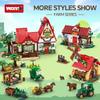 Woma Toys RTS 12107 Brick Block Building CPSIA ASTM Bloc Jouet De Construction Animals Farm Toys для детей