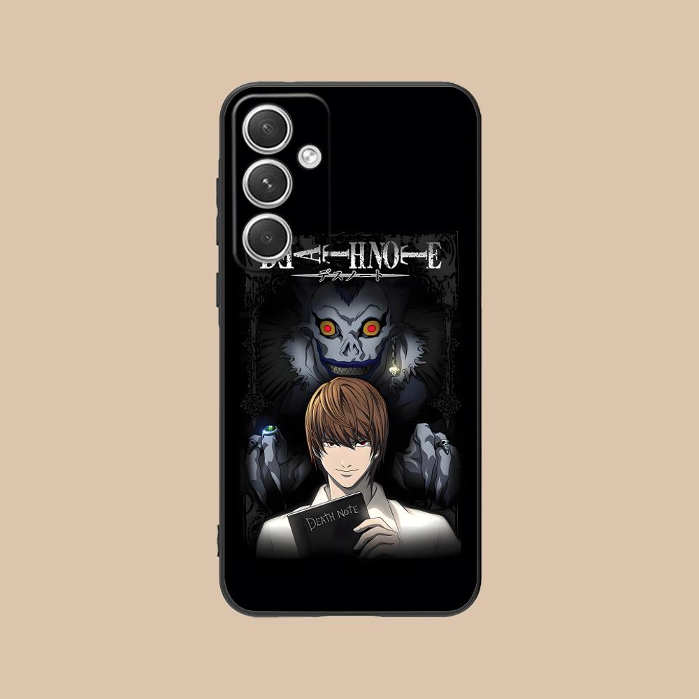 Чехол для мобильного телефона Death Note Кира Лайт для Samsung Galaxy S26 S25 S24 S23 S22 S21 S20 Note20 Plus FE Ultra Цветная Обложка Обложка
