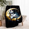 The Nightmare Before Christmas Theme Printed Blanket - Perfect for Couch, Bed, Travel & Outdoor Use | Machine Washable, Cozy & Durable.