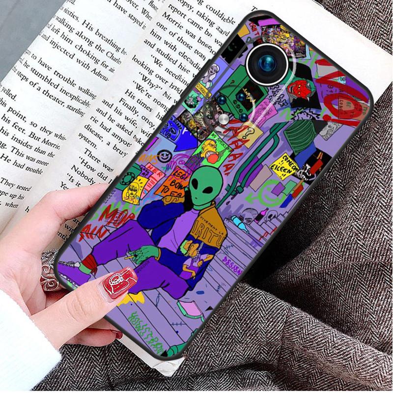 Эстетичный Мультяшный Инопланетный Космический Чехол Для Honor Magic 8 7 6 Pro Honor X9d X9c X9b X9a X8b X8c Win 50 70 90 200 400 Lite Обложка