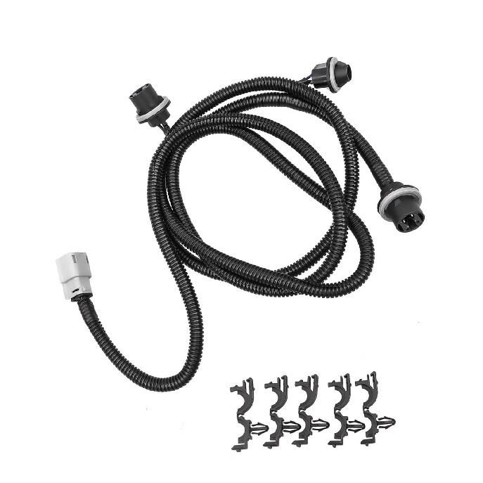 Passenger Side Tail Light Wiring Harness Lamp 23295977 Fit For Silverado GMC Sierra 1500 2500 HD 3500 HD 2016- For Three Bulb Plug Harness