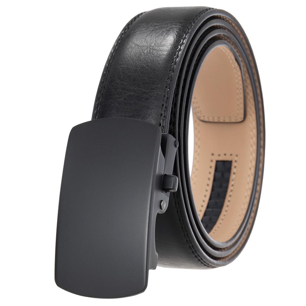 1 шт. Мужской универсальный ремень из двухслойной коровьей кожи, автоматическая пряжка Ly36-31957-1