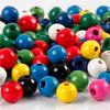 Mix of Brightly Colored Wooden Beads. Ref 57044