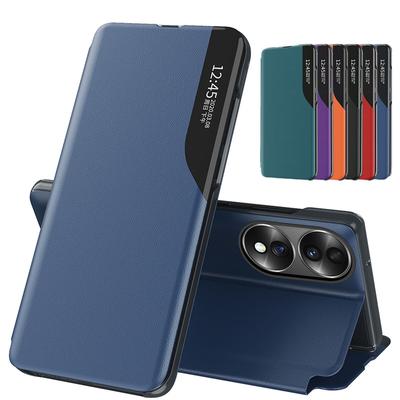 Чехол-раскладушка Smart View Display для Honor X8b X7b 5G X9b X9a X8 X8a 5G X7 X6, защитная подставка, противоударный держатель, чехол для бизнеса с полной защитой