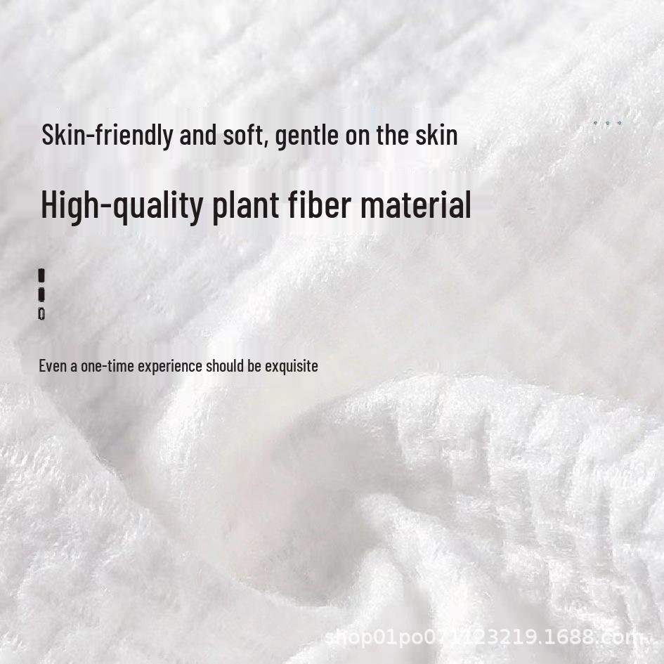 Individually Wrapped Portable Absorbent Travel Bath Towel