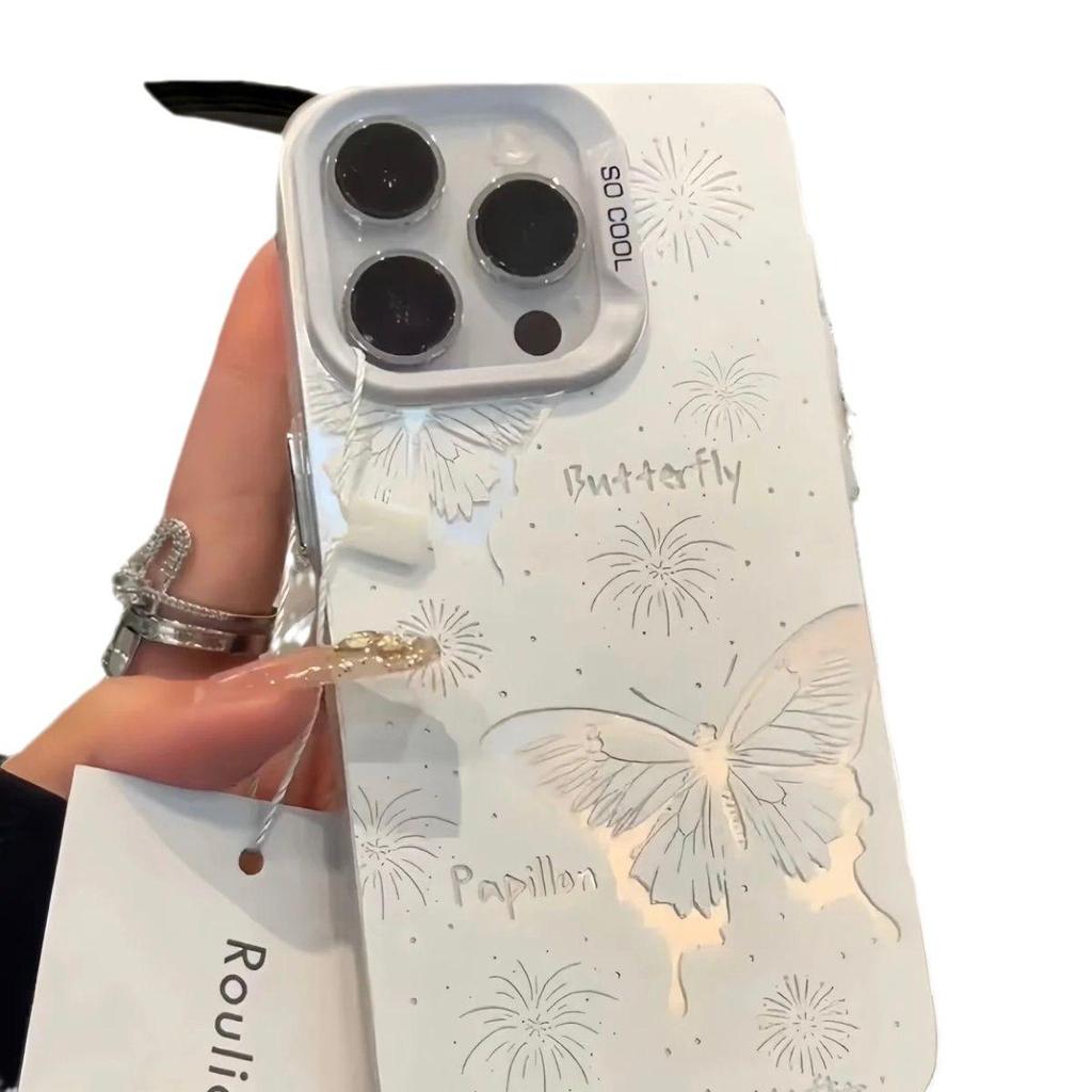 Динамичный чехол с бабочкой для iPhone 11 Pro Max, 12, 13, 14, 16, 16 Pro