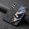 Чехол Magsafe для Samsung Galaxy Z Fold 6 5 4 Матовый кожаный чехол для телефона с беспроводной зарядкой для Samsung Z Fold6 Fold5 Fold4