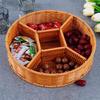 Корзина для закусок и фруктов из искусственного ротанга