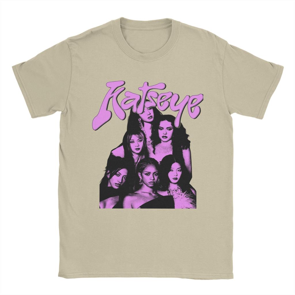 Katseye Kpop Girl Group TShirts for Unisex Unique 100 Cotton Tees Crewneck Short Sleeve T Shirt Plus Size Clothing