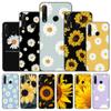 Чехол с цветами подсолнуха для Huawei Honor 10X Lite 7A 8A 9X 20 Pro 7S 8C 8S 8X 9A 9C 10i 20i 30i 20E 20S 8 10 Lite, черный чехол