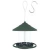 Кормушка для птиц Кормушка для птиц Подвесная, легко устанавливаемая, с крюком на крыше из пластика, большой емкости (зеленый)