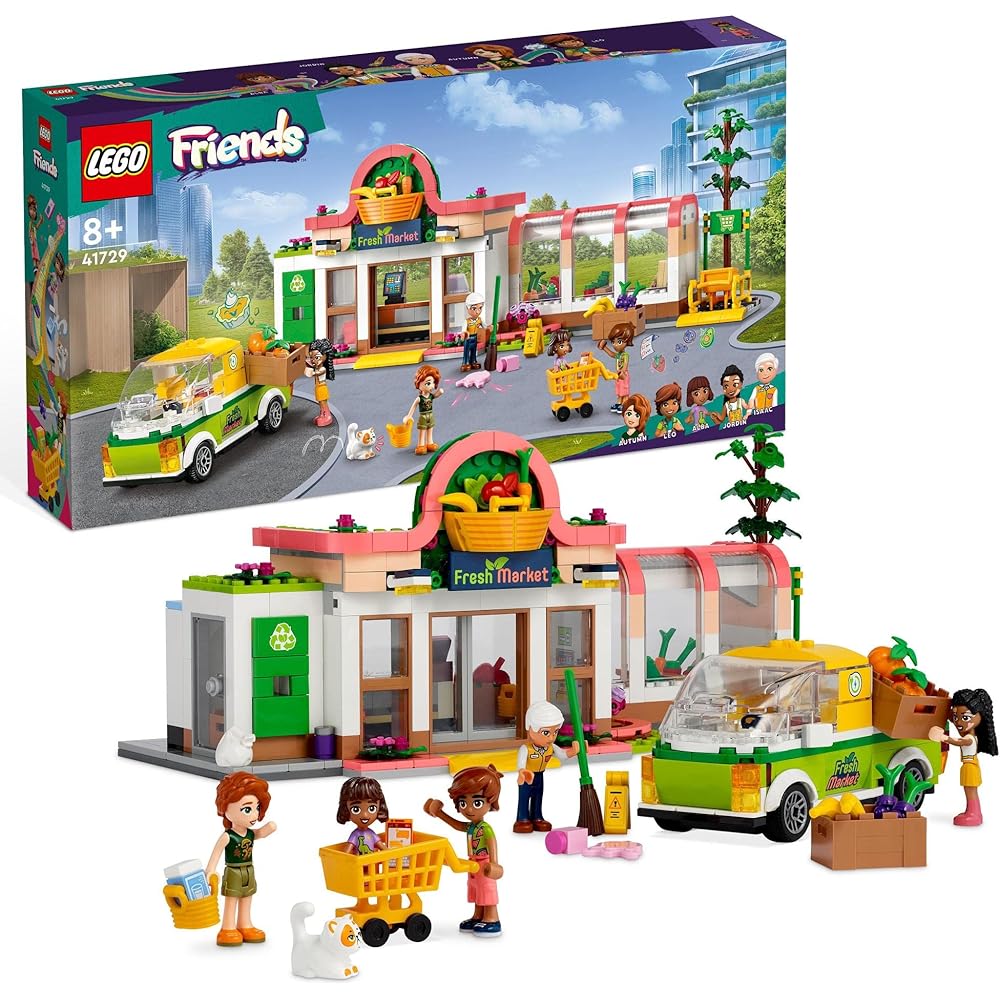 LEGO Friends Organic Store 41729 Building Blocks Toy for Pretend Play Ages 8 and Up