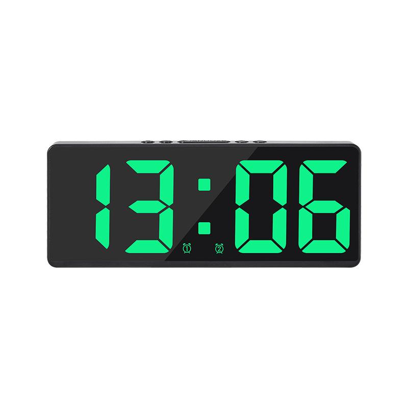 New Multi-function LED Alarm Clock for Student-specific Dormitory Small Alarm Clock Temperature Date Display Multiple Alarm Clocks 6628