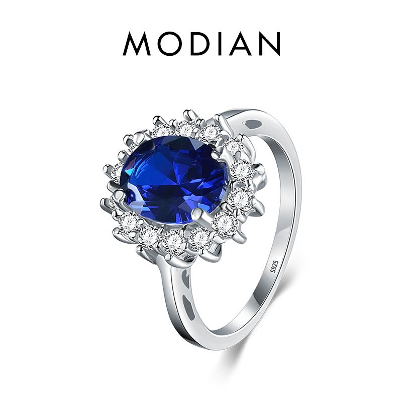 2.0Ct модное кольцо из стерлингового серебра 925 пробы модный женский подарок 5A циркон ювелирный бренд свадебные обручальные серебряные кольца