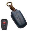 Кожаный 2/3/4 кнопки для Toyota Camry CHR Corolla RAV4 Avalon Land Cruiser Prado Prius 2017 - 2022 Чехол для ключа автомобиля Кожаный брелок для ключей