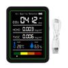 5-в-1 Детектор качества воздуха CO2 TVOC HCHO Температура Влажность Тестер Реальное время Точное обнаружение Измеритель качества воздуха