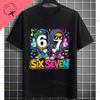 Funny Graphic Tshirt With All I Want For Christmas Is My Students To Stop Saying 67 Slogan Pure Cotton Short Sleeve Tshirts