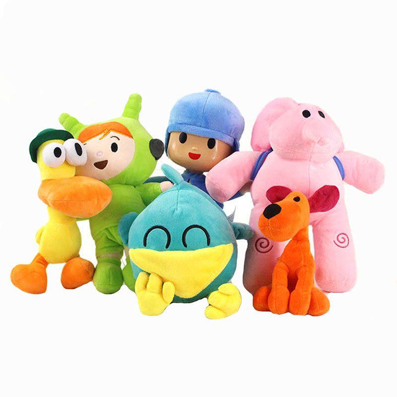 Высококачественная мягкая плюшевая игрушка-фигурка Pocoyo Elly Pato Loula Sleepy Bird Кукла Подарок для детей