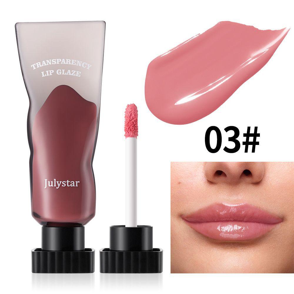 JULYSTAR Mirror Lipstick Lip Glaze Makeup Waterproof Non Stick Cup Tint Lasting Moisturizing Resistant Silky Lip Gloss