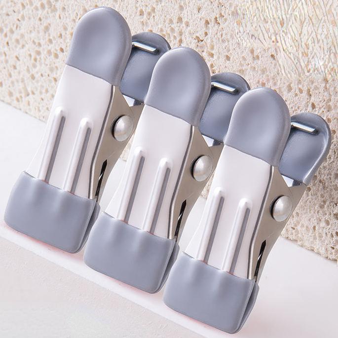 10Pcs Multifuction Clothes Pins Clips Clothespins Bag Clips Photo Clips Food Clips Stationery Clip Household Supplies AVE