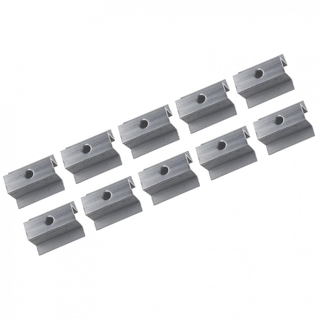 Солнечный средний зажим 10 шт. Аксессуары для соединения солнечной панели