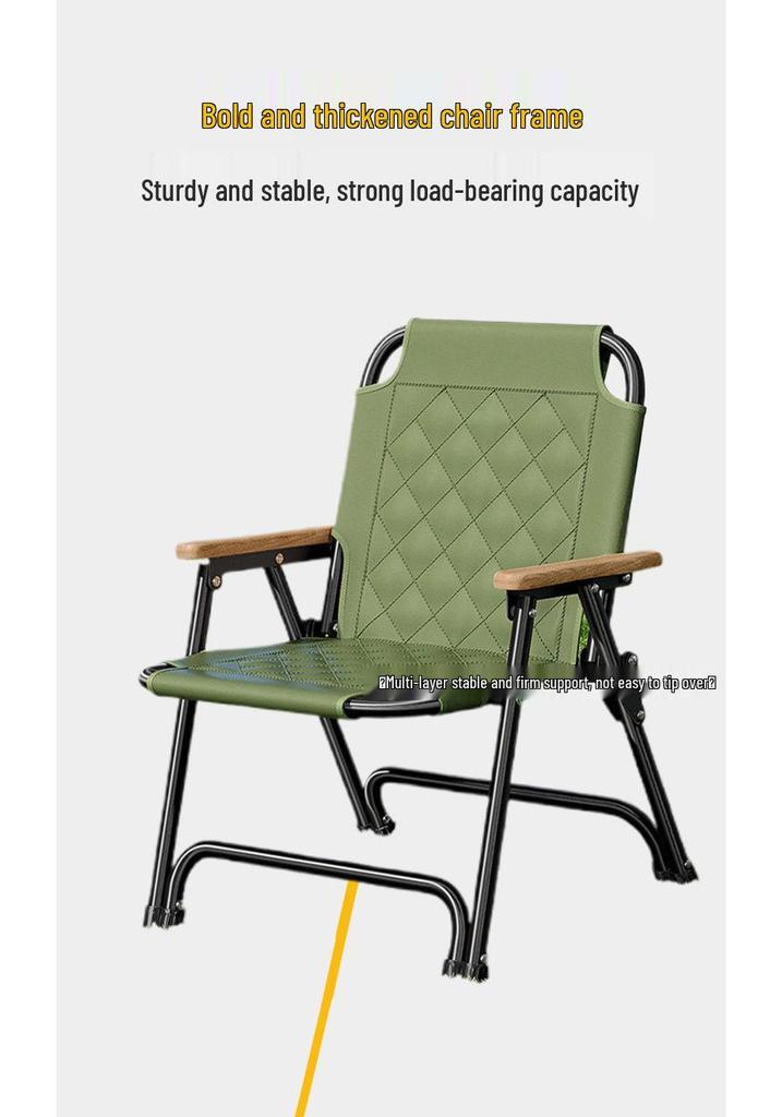 Kermit Portable Folding Beach, Camping, and Fishing Chair with Table & Stool