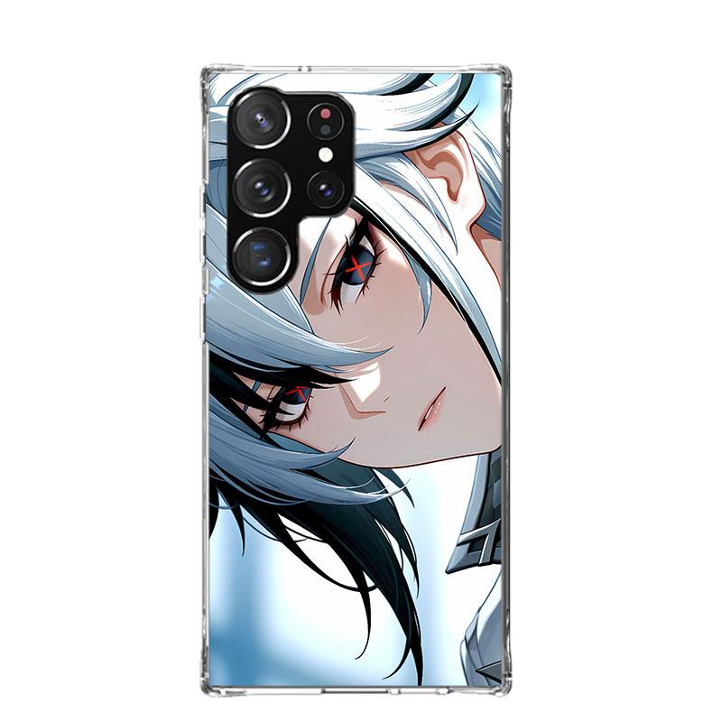 Arlecchino Genshin Impact Phone Case For Samsung Galaxy S25 Edge S24 S23 S22 S21 FE S20 Ultra S10 Plus + Art Customized Coque
