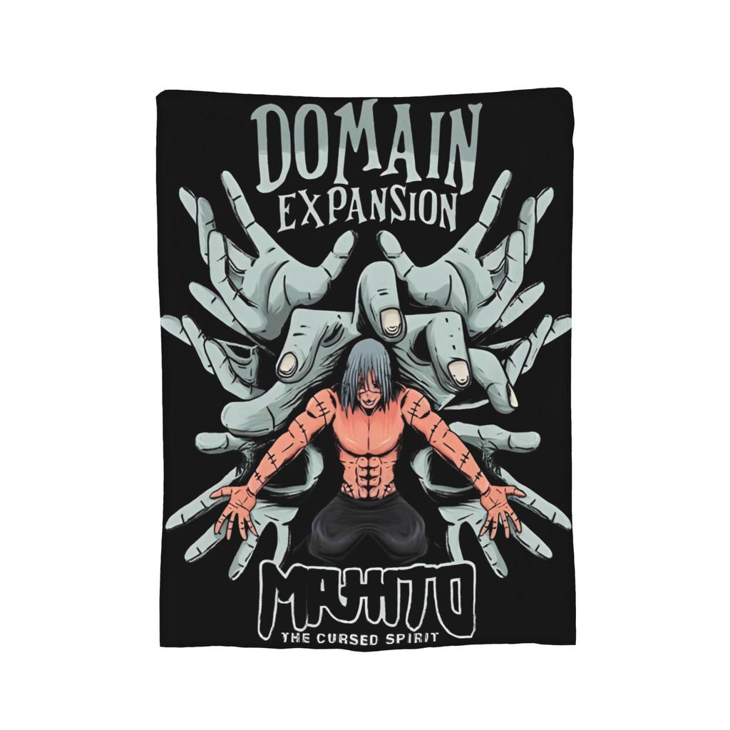 Jujutsu Kaisen Blankets Fleece Summer Air Conditioning Multi-function Lightweight Thin Throw Blanket Bedding Throws