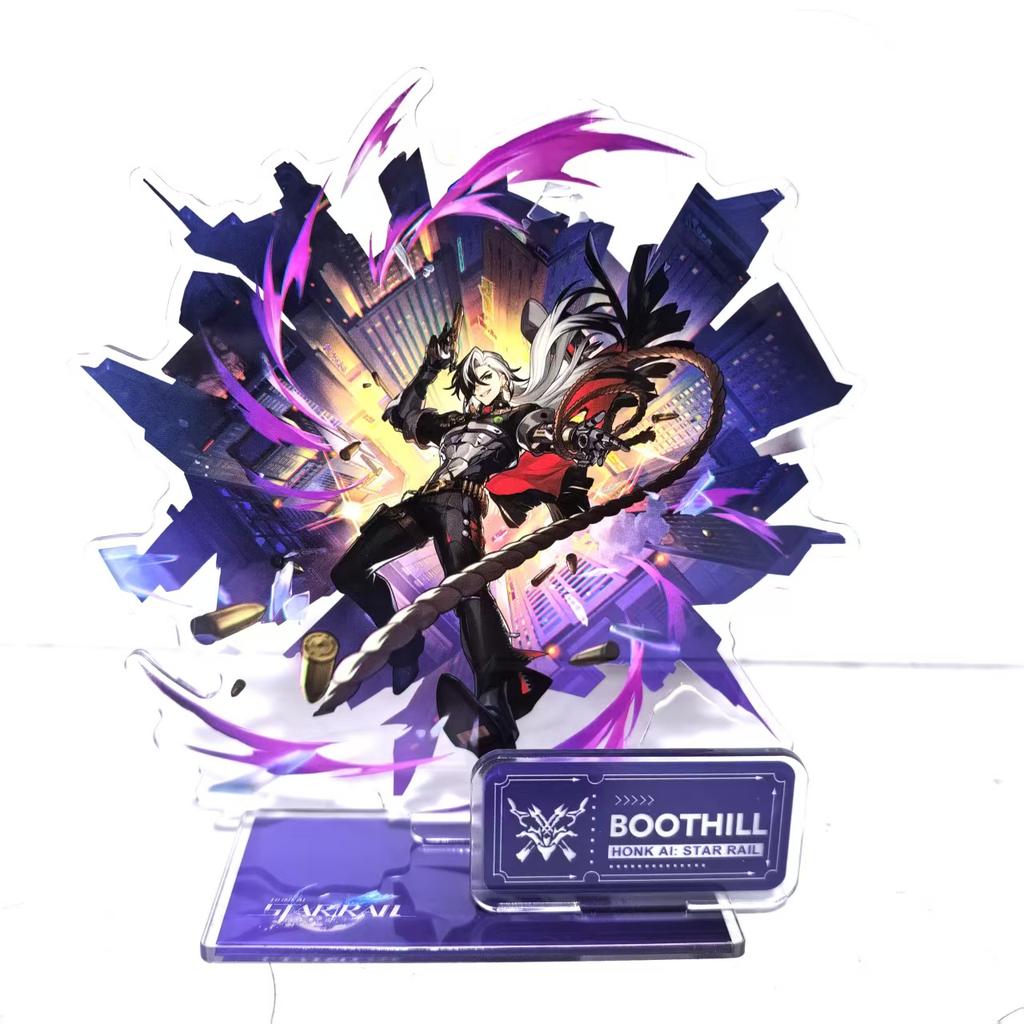 Игровая фигурка Honkai: Звездный Экспресс Воскресенье Цзяо Цю Юнь Ли Светлячок Цзин Лю Акриловая Подставка Модель Пластина Косплей Аниме Брелок Подарок для Фанатов