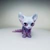 3D-печатный сиамский кот, игрушка-антистресс с подвижными суставами, 12 см, модель животного-кошки, настольное украшение, миниатюры для взрослых, детей, подарок