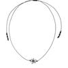 Nff Petal Strap Necklace-black