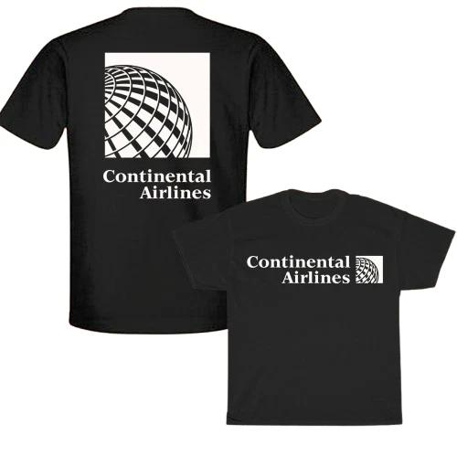 New Continental Airlines Retro Logo Unisex T-Shirt Funny Size S to 5XL