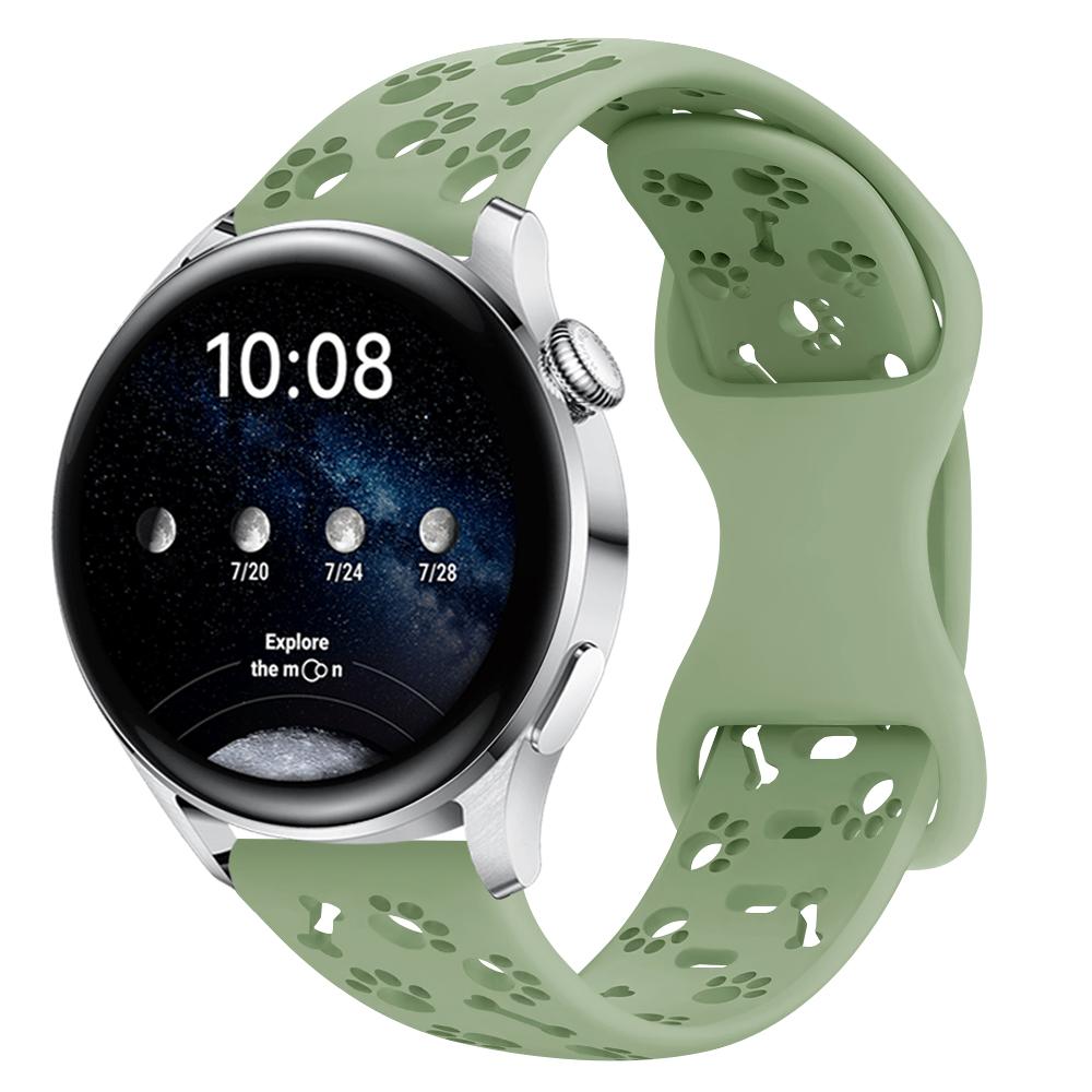 Гравированный ремешок для часов, мягкий дышащий спортивный ремешок 18/20/22 мм, совместимый с Amazfit Huawei Samsung oppo xiaomi