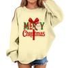 Children's Fashionable Casual Long-sleeved Loose Christmas Print Pullover Sweatshirt