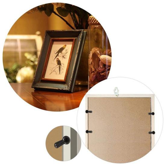 Маленькие треугольные крючки-вешалки для фоторамки с винтами, нержавеющие настенные крючки для колец, комплект фурнитуры, аксессуары