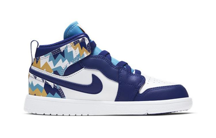 Jordan 1 Средний ALT PS Белый Синий AT4612-105