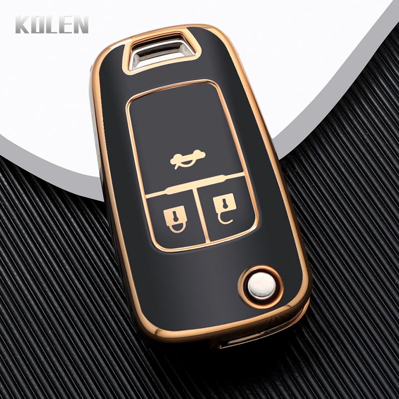 Новый чехол-брелок из ТПУ для автомобильного ключа-раскладушки Для Chevrolet Cruze Aveo Trax Sail Malibu Для Opel Vauxhall Astra Corsa Meriva Insignia