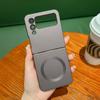 For Samsung Galaxy Z Flip 4 Zflip 3 For Magsafe Case Luxury Wireless Charging Soft Silicone Matte Folding Shockproof Cover Cases