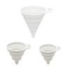 Набор из 3 силиконовых воронок Складные кухонные воронки Большие Средние Маленькие Воронки для переливания жидкости Термостойкие для розлива Кухонные гаджеты
